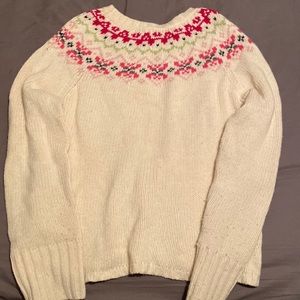 Color detail top sweater from the limited